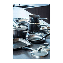 Prestige Duraforge 28cm Square Grill Pan Induction Aluminium 5 Litre - Black