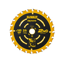Dewalt 165mm 24T Extreme Framing Circular Saw Blade