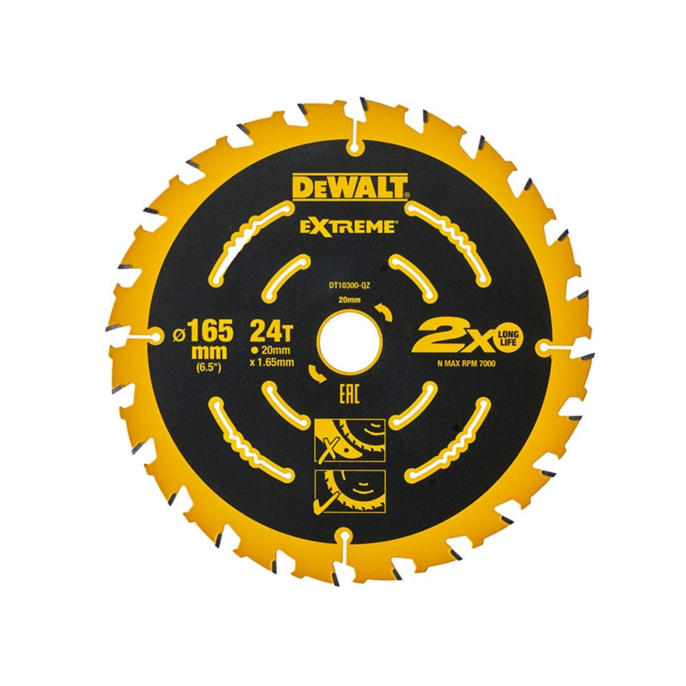 Dewalt 165mm 24T Extreme Framing Circular Saw Blade