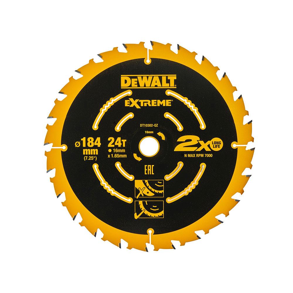 Dewalt 184mm 24T Extreme Framing Circular Saw Blade