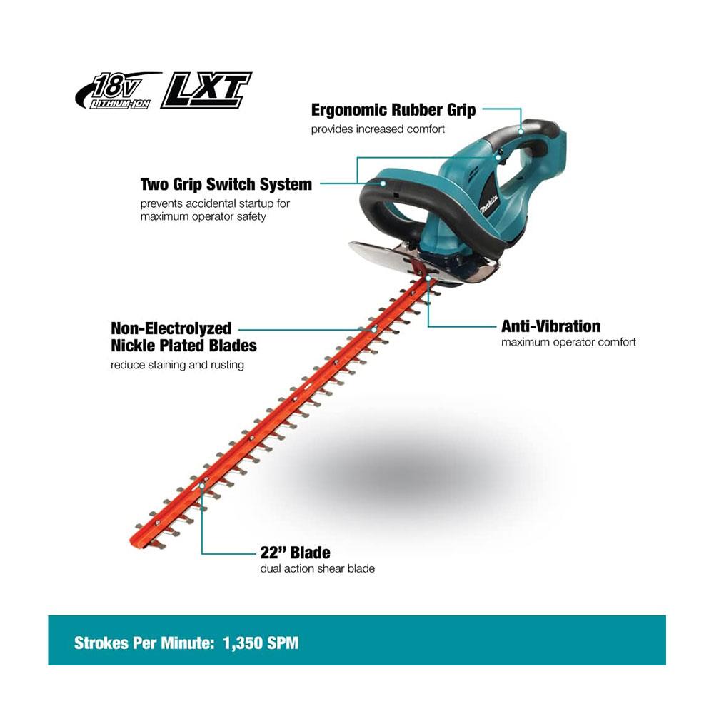 Makita LXT 18V Lithium-ion Hedge Trimmer 52cm Bare Unit Secondary image
