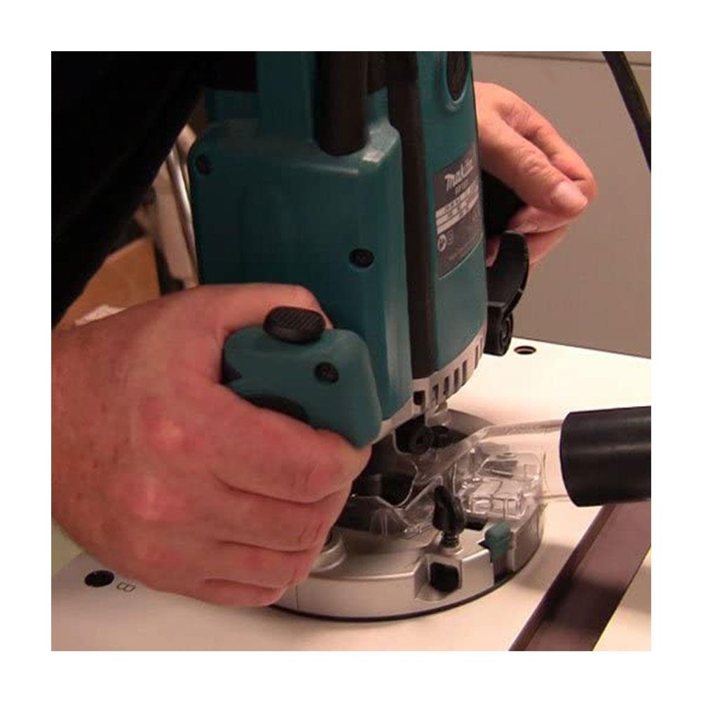 Makita 1/4 Inch or 3/8 Inch Plunge Router 900W 240V Supplied In A Carry Case Secondary image