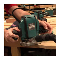 Makita 1/4 Inch or 3/8 Inch Plunge Router 900W 240V Supplied In A Carry Case