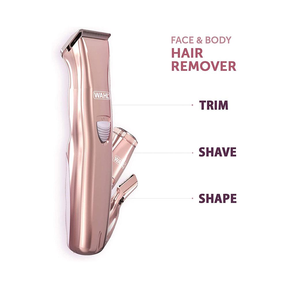 Wahl 3-In-1 Ladies Face And Body Hair Remover Trimmer With Attachment - Peach Secondary image