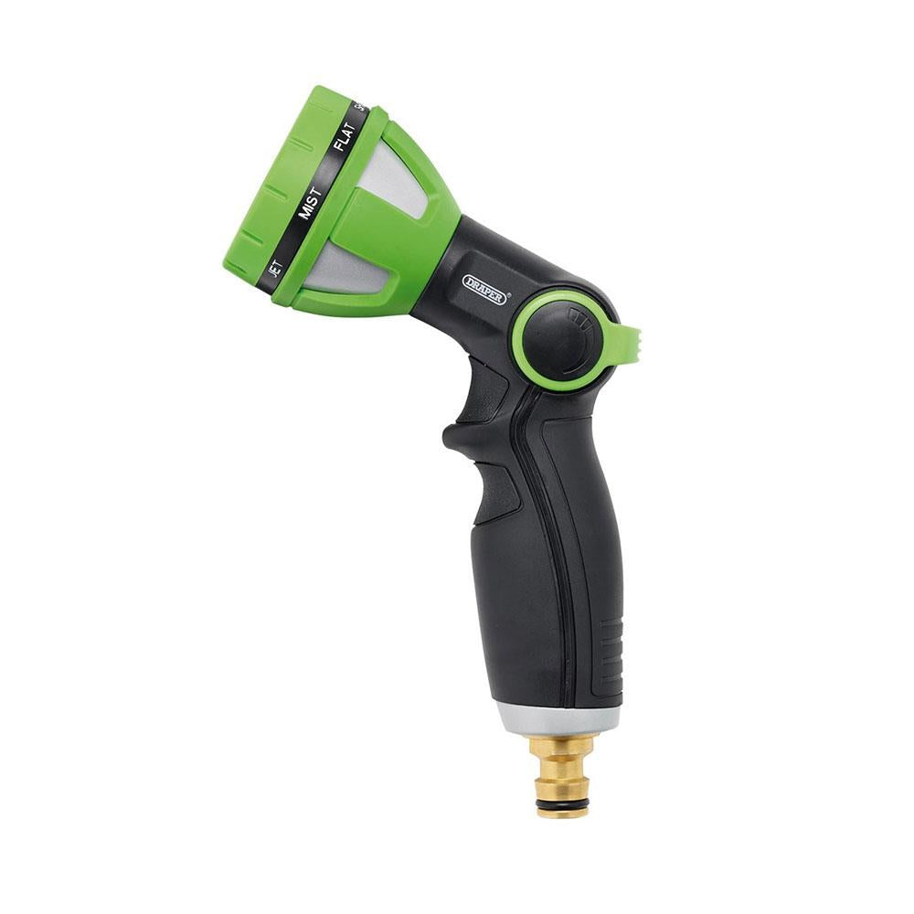 Draper 8 Pattern Spray Gun With Thumb Control - Green