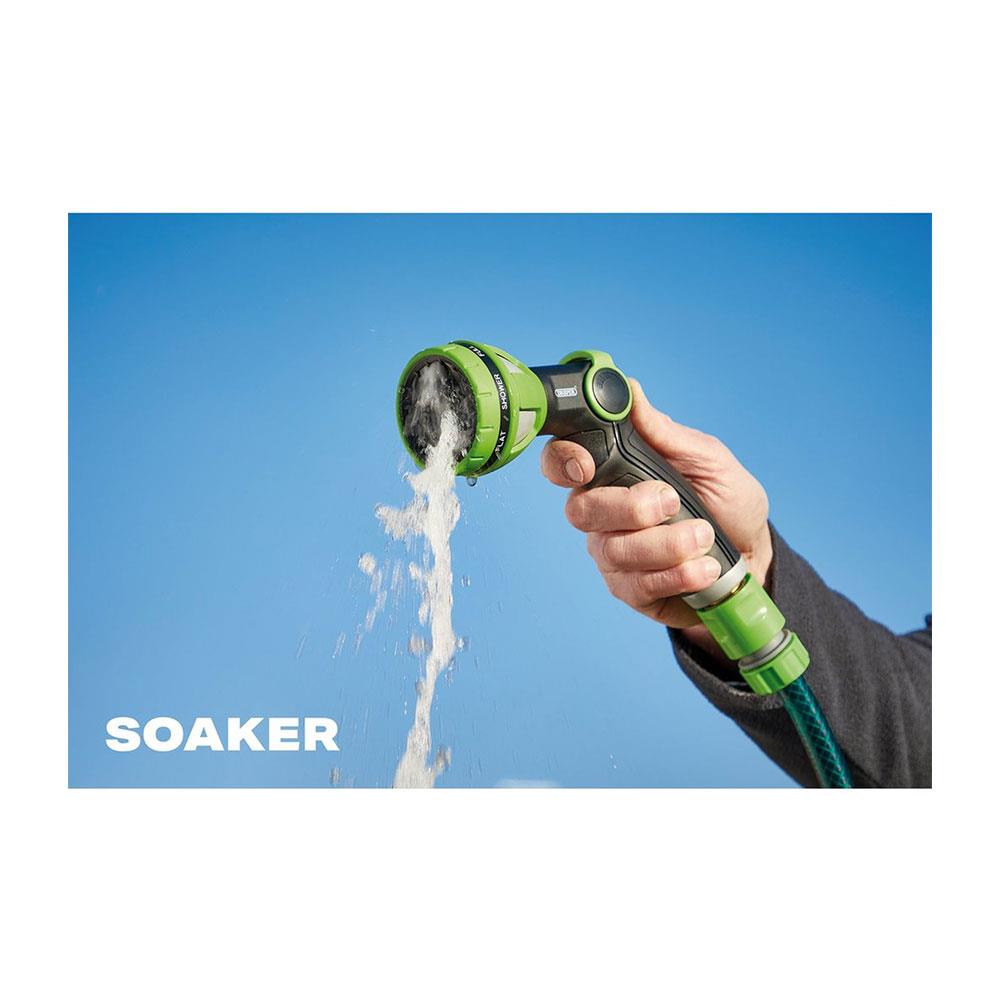 Draper 8 Pattern Spray Gun With Thumb Control - Green