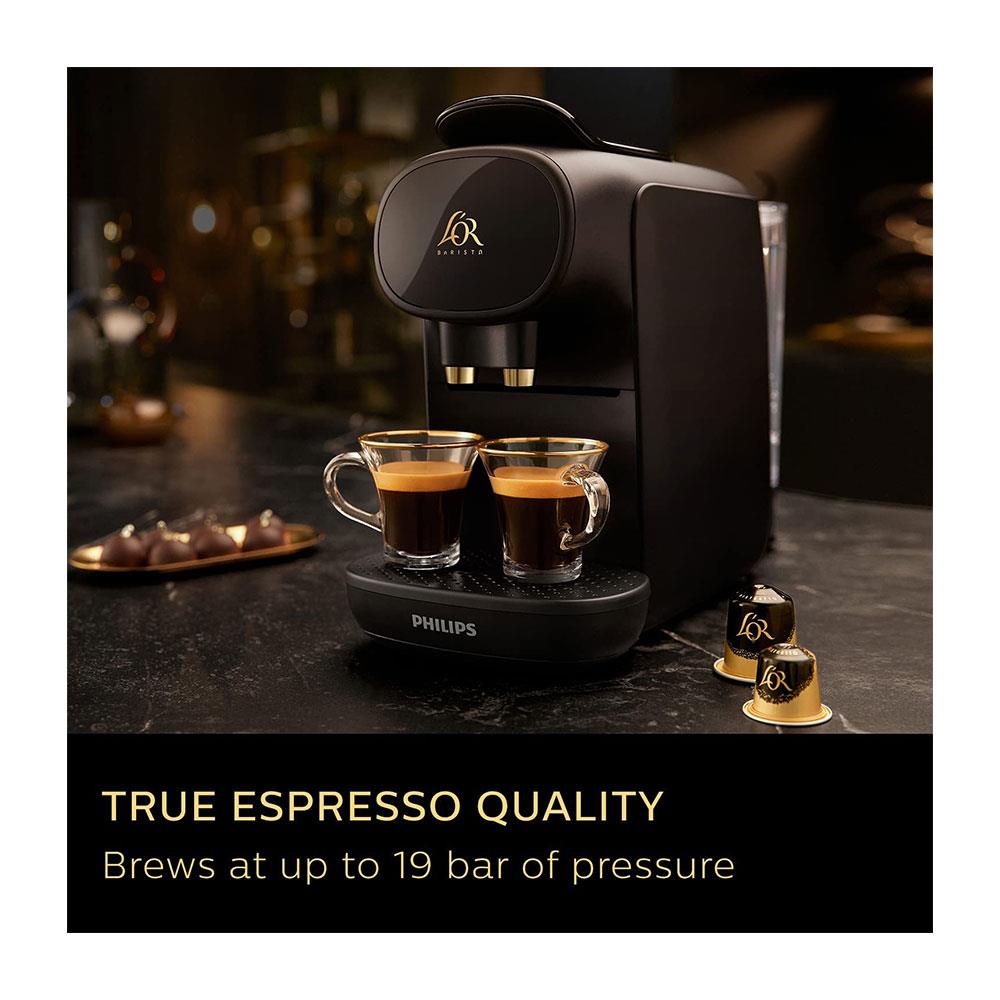 Philips L'Or Barista Sublime Capsule Coffee Machine 19 Bar Pump Pressure 1450W 0.8 Litre - Black