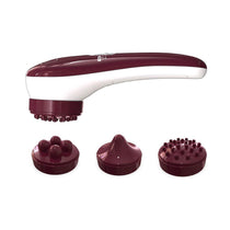 Wahl Pure Relax Compact Massager With 3 Attachments For Pin Point - Maroon/White