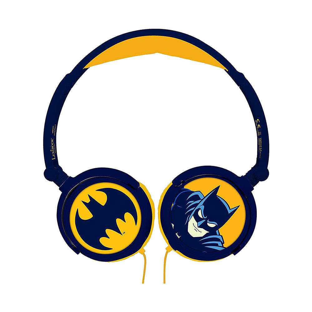 Lexibook Batman Foldable Stereo Headphones With Volume Limiter - Multicolour