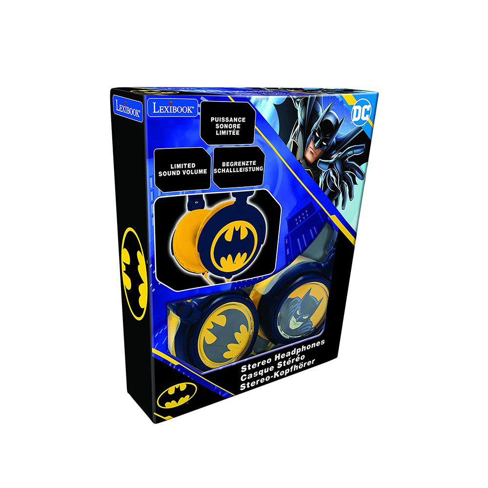 Lexibook Batman Foldable Stereo Headphones With Volume Limiter - Multicolour