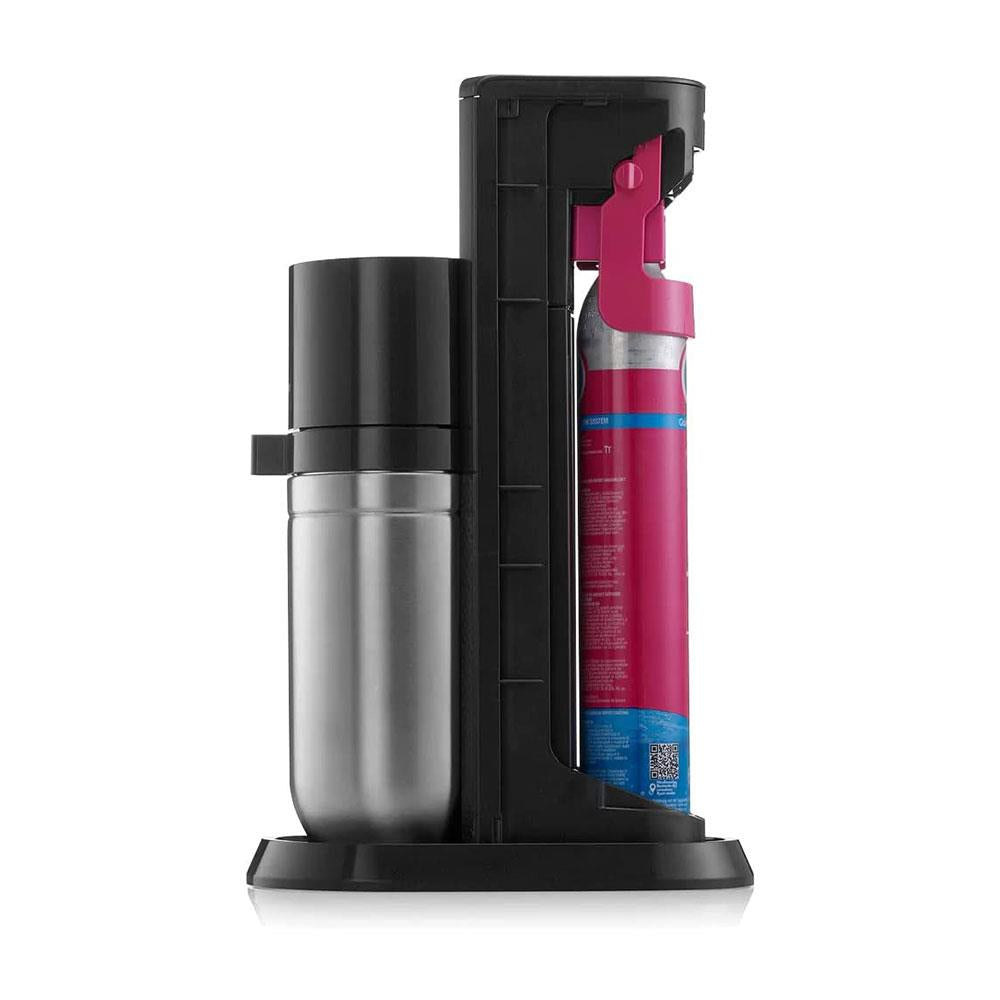 Sodastream Duo Sparkling Water Maker Machine With 1 Litre Reusable Water Bottle And 1 Litre CO2 Gas Cylinder - Black