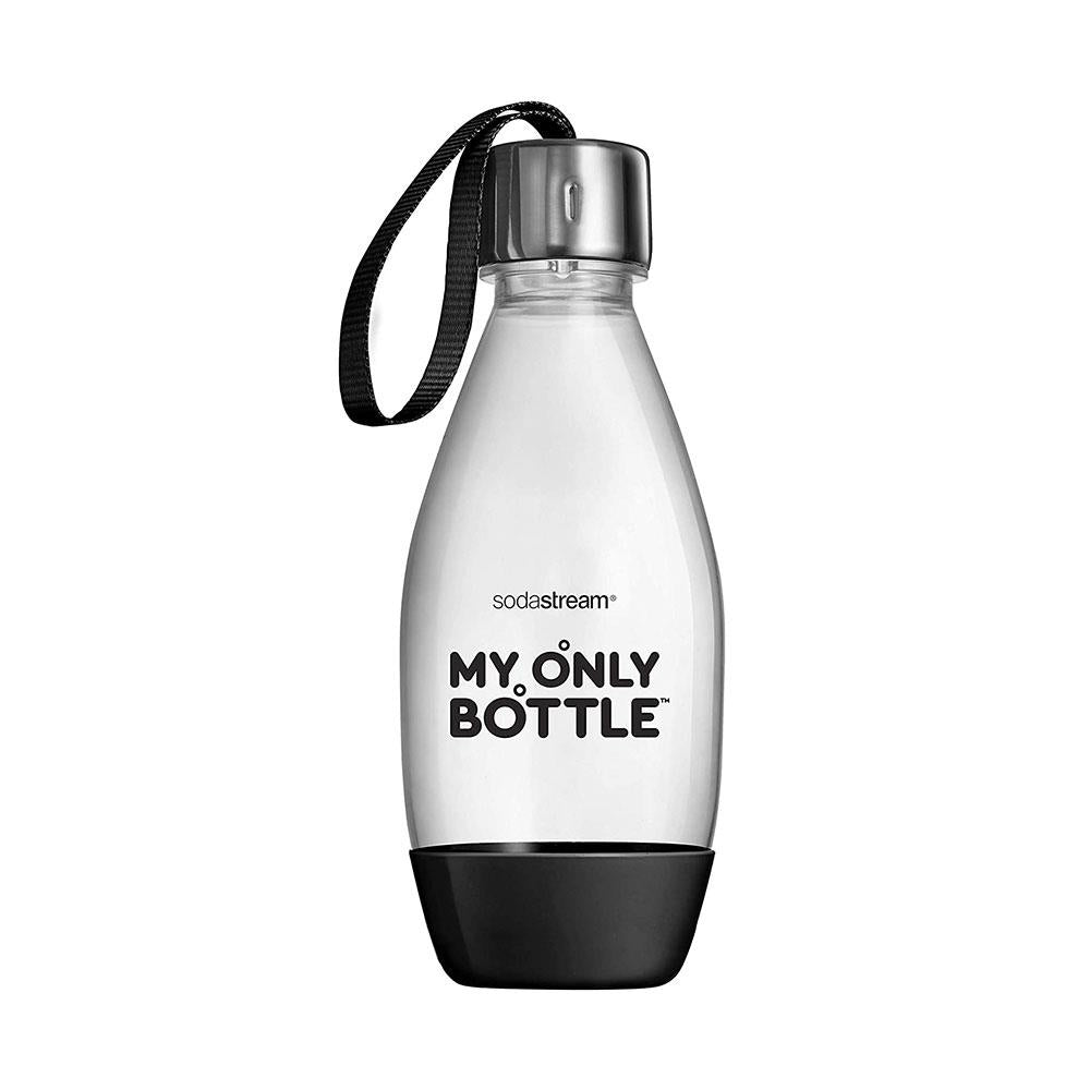 Sodastream My Only Bottle, 0.5 Litre Dishwasher Safe Reusable Water Bottle for Carbonating, BPA free UV Resistant Multi Use in Black Main image