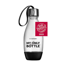 Sodastream My Only Bottle, 0.5 Litre Dishwasher Safe Reusable Water Bottle for Carbonating, BPA free UV Resistant Multi Use in Black