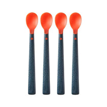 Tommee Tippee Heat Sense Weaning Spoons With BACSHIELD Antibacterial And Long Anti-Slip Handles 4M+ 4 Pack