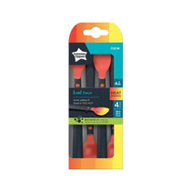 Tommee Tippee Heat Sense Weaning Spoons With BACSHIELD Antibacterial And Long Anti-Slip Handles 4M+ 4 Pack