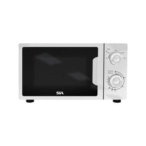 SIA Freestanding Microwave With 5 Power Levels 700W 20 Liters - White