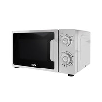 SIA Freestanding Microwave With 5 Power Levels 700W 20 Liters - White