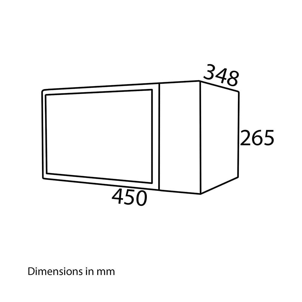 SIA Freestanding Microwave With 5 Power Levels 700W 20 Liters - White