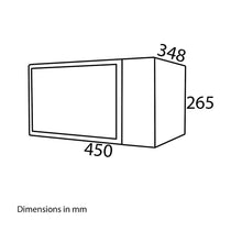SIA Freestanding Microwave With 5 Power Levels 700W 20 Liters - Silver