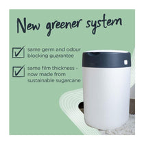 Tommee Tippee Twist & Click Sangenic Tec Nappy Disposal Bin Eco Refill Cassettes 3 Pack