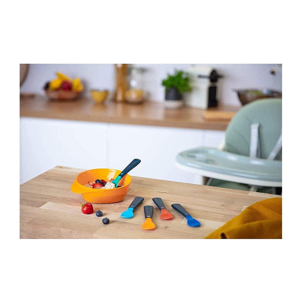 Tommee Tippee Easigrip Self-Feeding Weaning Spoons Chunky Handles 6M+ 5 Pack - Multicolour Secondary image
