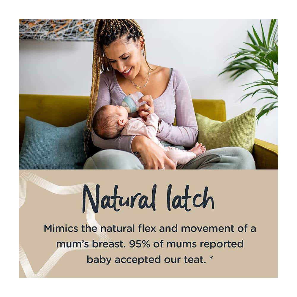 Tommee Tippee Closer To Nature Advanced Newborn Baby Bottle Starter Kit 2x 150ml 2x 260ml - Clear/Green