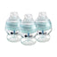 Tommee Tippee Closer To Nature Advanced Anti-Colic Baby Feeding Bottles 150ml 3 Pack - Clear/Green
