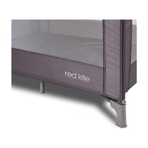 Red Kite Sleeptight Travel Cot Padded Mattress Suitable From Birth - Grey