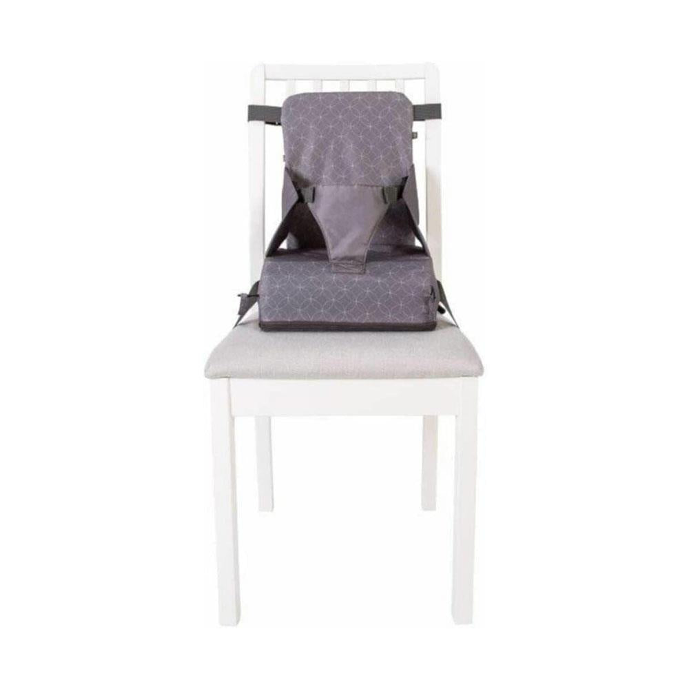 Red Kite Travel Booster Seat Soft And Comfortable With Storage Pocket Carry Handles - Grey Main image