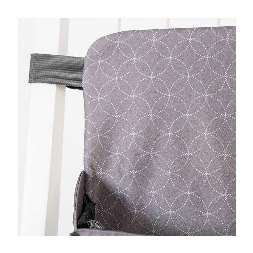 Red Kite Travel Booster Seat Soft And Comfortable With Storage Pocket Carry Handles - Grey
