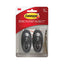 3M Command Terrace Hooks Medium 2 Hooks And 4 Medium Strips 1.3kg Holding Power - Slate