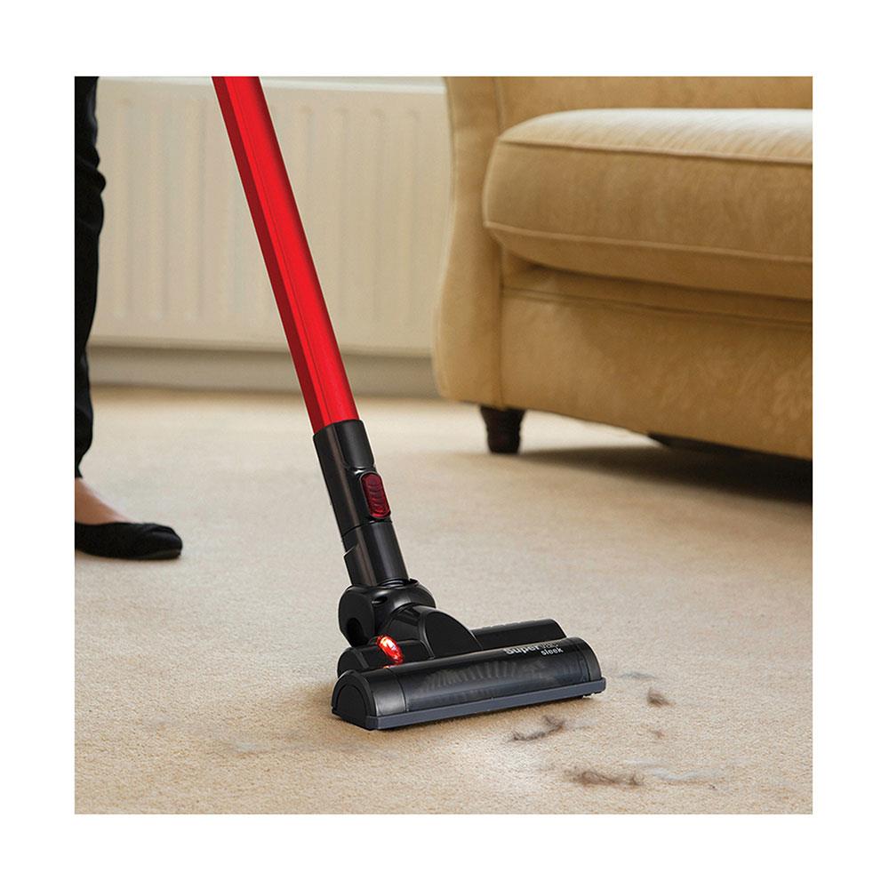 Morphy Richards Supervac Sleek Power+ Cordless Vacuum Cleaner 22V 0.75 Litre - Red