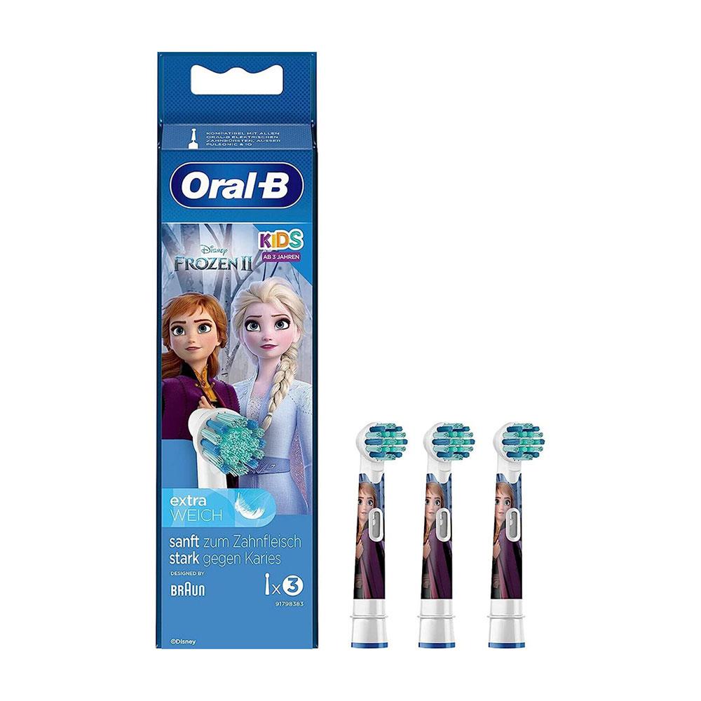Oral-B Stages Frozen II Kids Electric Toothbrush Head White - 3 Pack Main image