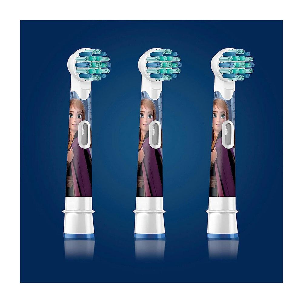 Oral-B Stages Frozen II Kids Electric Toothbrush Head White - 3 Pack Secondary image