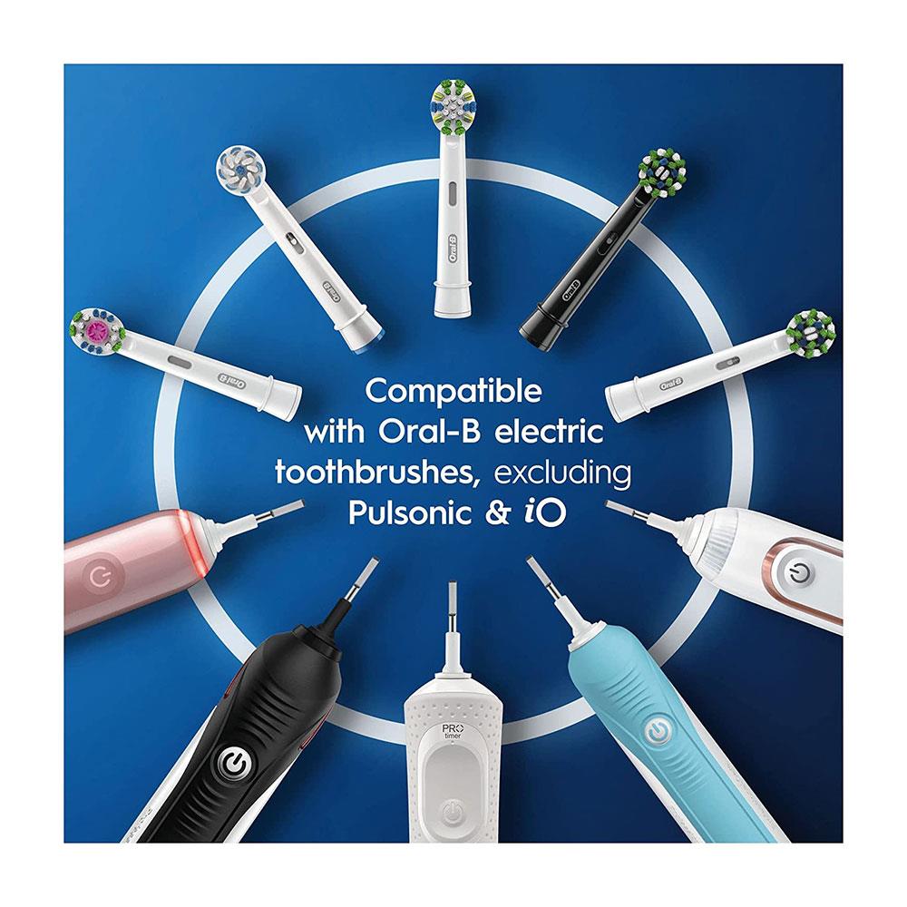 Oral-B Sensitve Clean Clean & Care Electric Toothbrush Heads White - 4 Pack