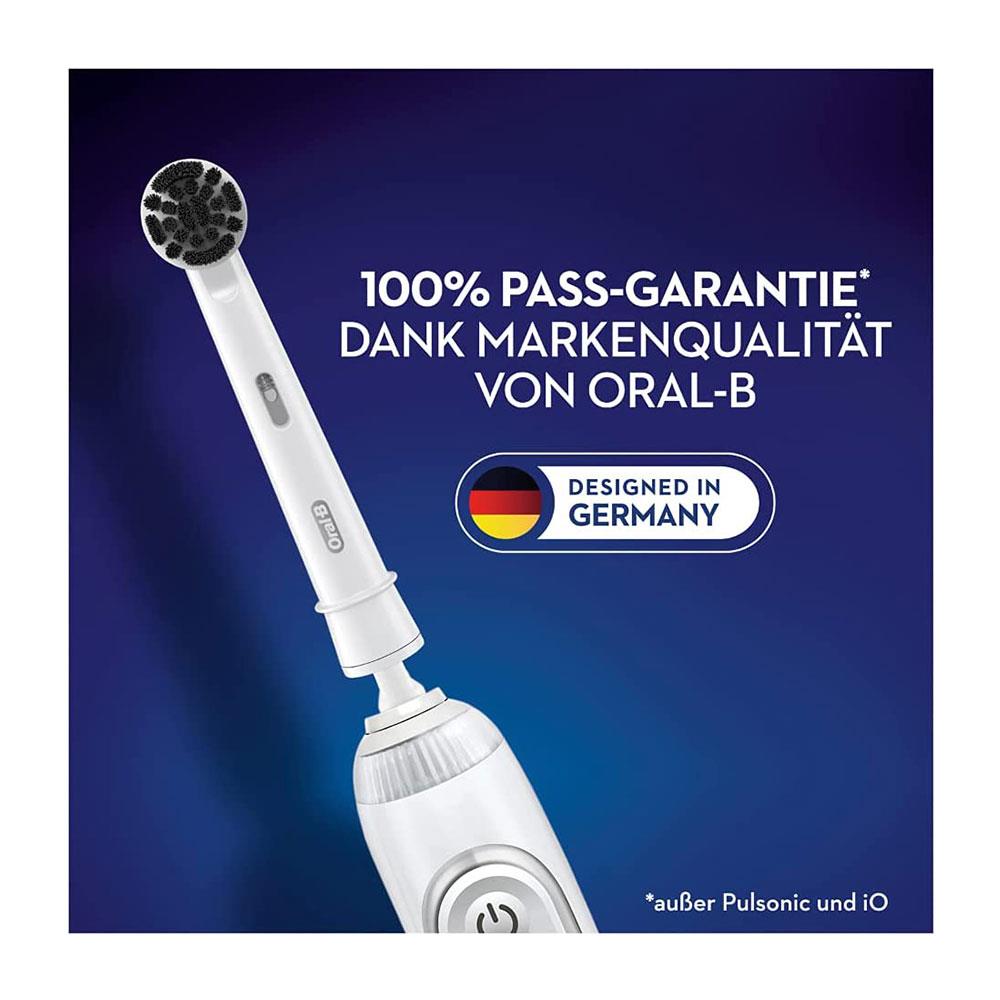 Oral-B PureClean Charcoal Electric Toothbrush Head White - Pack of 8