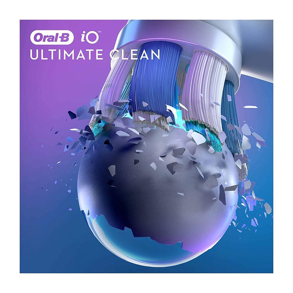 Oral-B iO Ultimate Cleaning Electric Toothbrush Head White - 2 Pack Secondary image
