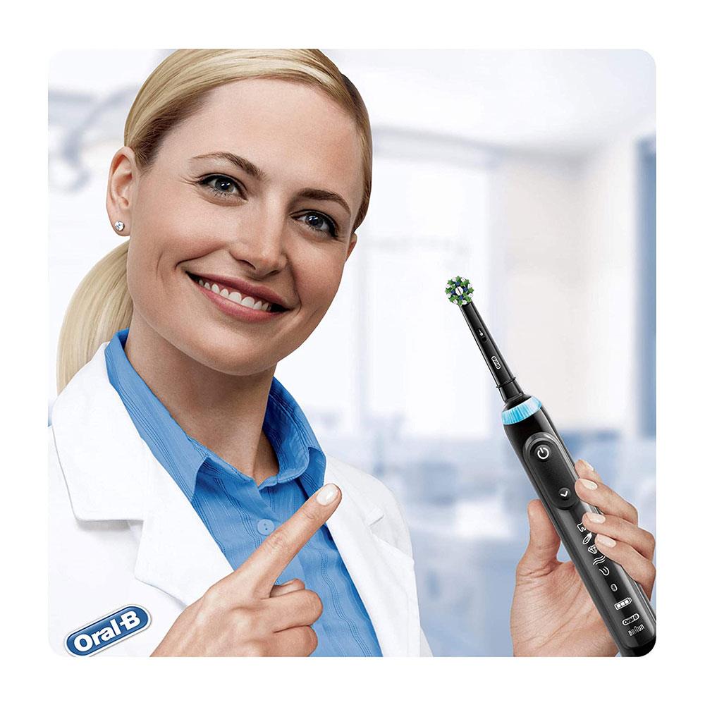 Oral-B CrossAction CleanMaximser Electric Toothbrush Head Black - 10 Pack