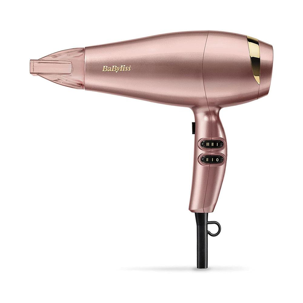 BaByliss Elegance Hair Dryer 2100W Fast Lightweight Smooth Drying - Rose Gold Main image