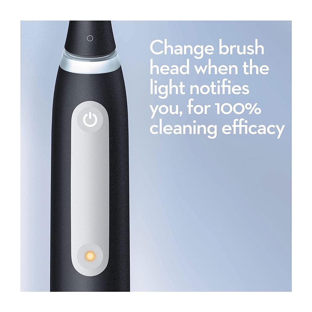 Oral-B iO4 Electric Toothbrush With 1 Toothbrush Head And Travel Case - Black