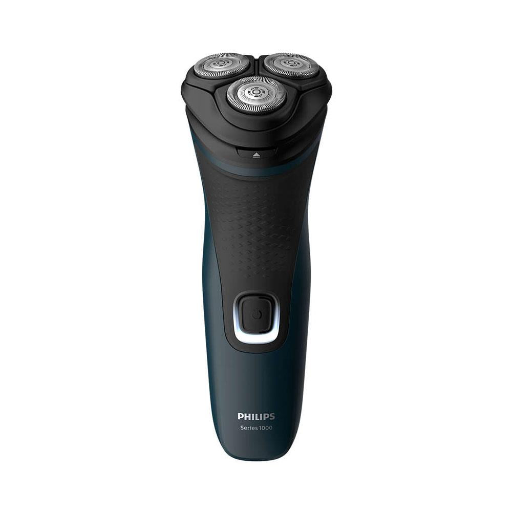 Philips Series 1000 Dry Electric Shaver PowerCut Blade 4 Directions Flex Heads Rechargeable - Black