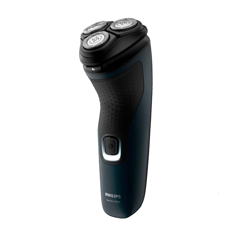 Philips Series 1000 Dry Electric Shaver PowerCut Blade 4 Directions Flex Heads Rechargeable - Black