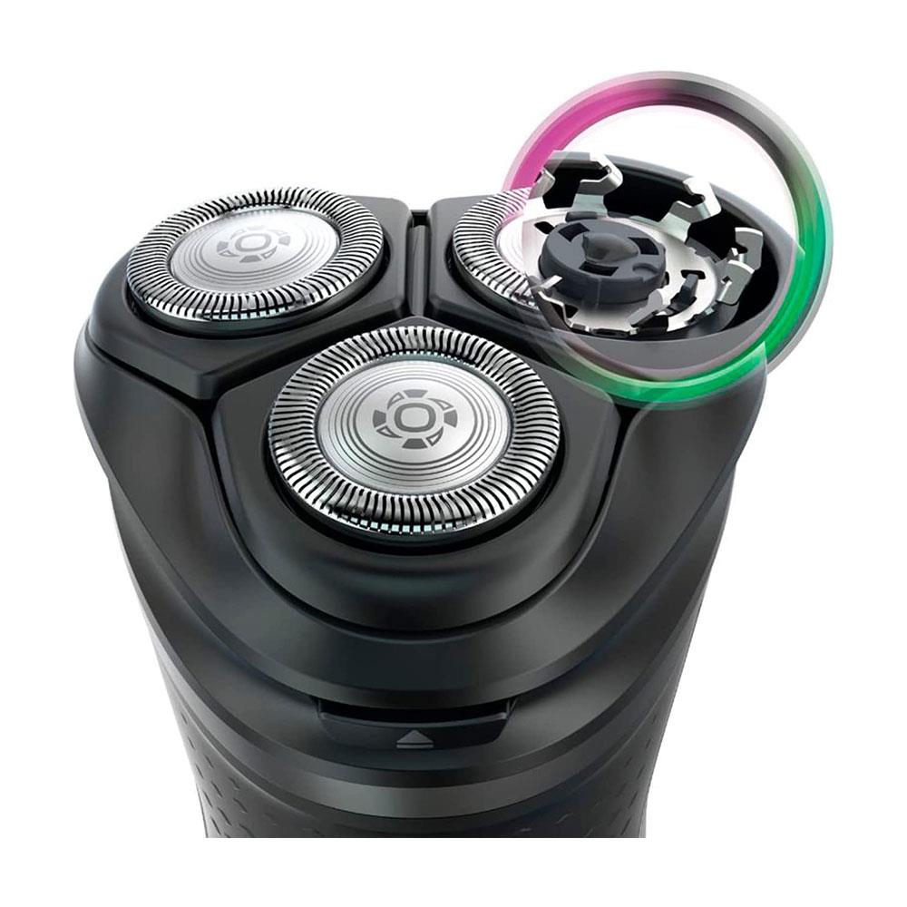 Philips Series 1000 Dry Electric Shaver PowerCut Blade 4 Directions Flex Heads Rechargeable - Black
