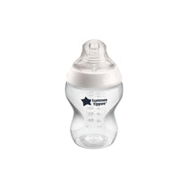Tommee Tippee Close To Nature Anti-Colic Baby Bottle Slow Flow 0+ Months 260ml - Clear