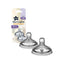 Tommee Tippee Close To Nature Anti-Colic Baby Bottle Vari Flow Teats 0+ Months - 2 Pack