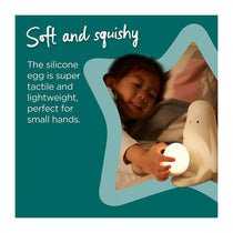 Tommee Tippee 2-In-1 Portable Penguin Nursery Night Light With Dimmable Rechargable Egg USB - White