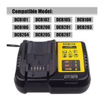 Dewalt 18V XR Multi Voltage Li-Ion Battery Charger - Black