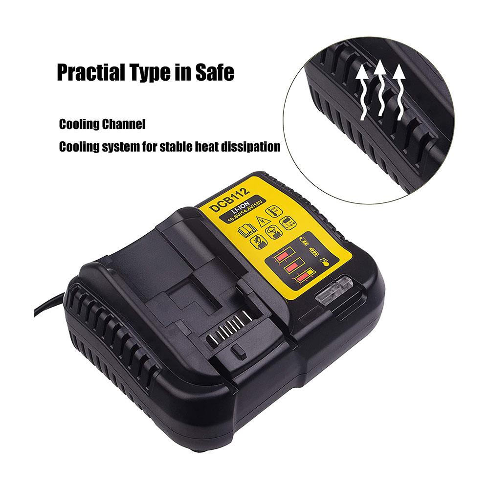 Dewalt 18V XR Multi Voltage Li-Ion Battery Charger - Black
