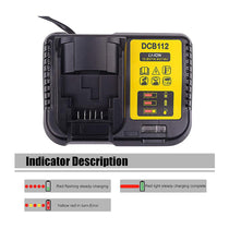 Dewalt 18V XR Multi Voltage Li-Ion Battery Charger - Black