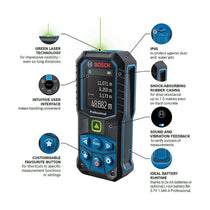 Bosch GLM 50-25G Professional Laser Rangefinder 0.05-50m 2x AA Batteries Hand Strap Pouch - Blue